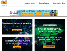 Tablet Screenshot of bestmusicfest.com